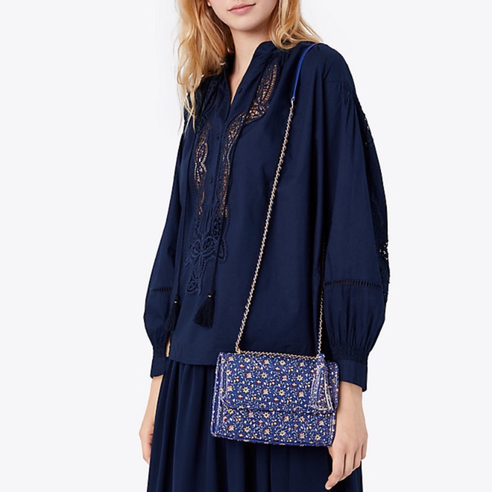 ⛔️SOLD⛔️Authentic Tory Burch Quilted Crosby - Picture 6 of 8